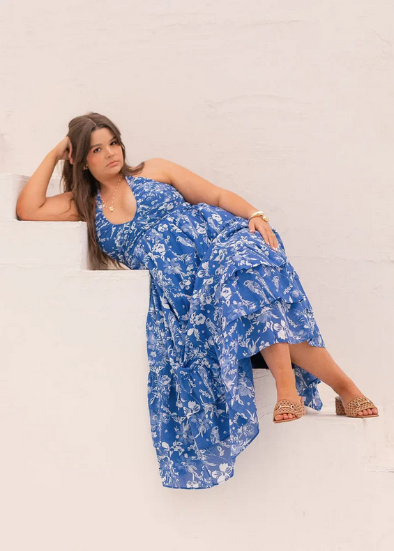 JessaKae Merliah Dress - Aqua