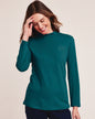 BLAIR Women's Tops Essential Knit Long Sleeve Mock Top 3 (Petite) - x5