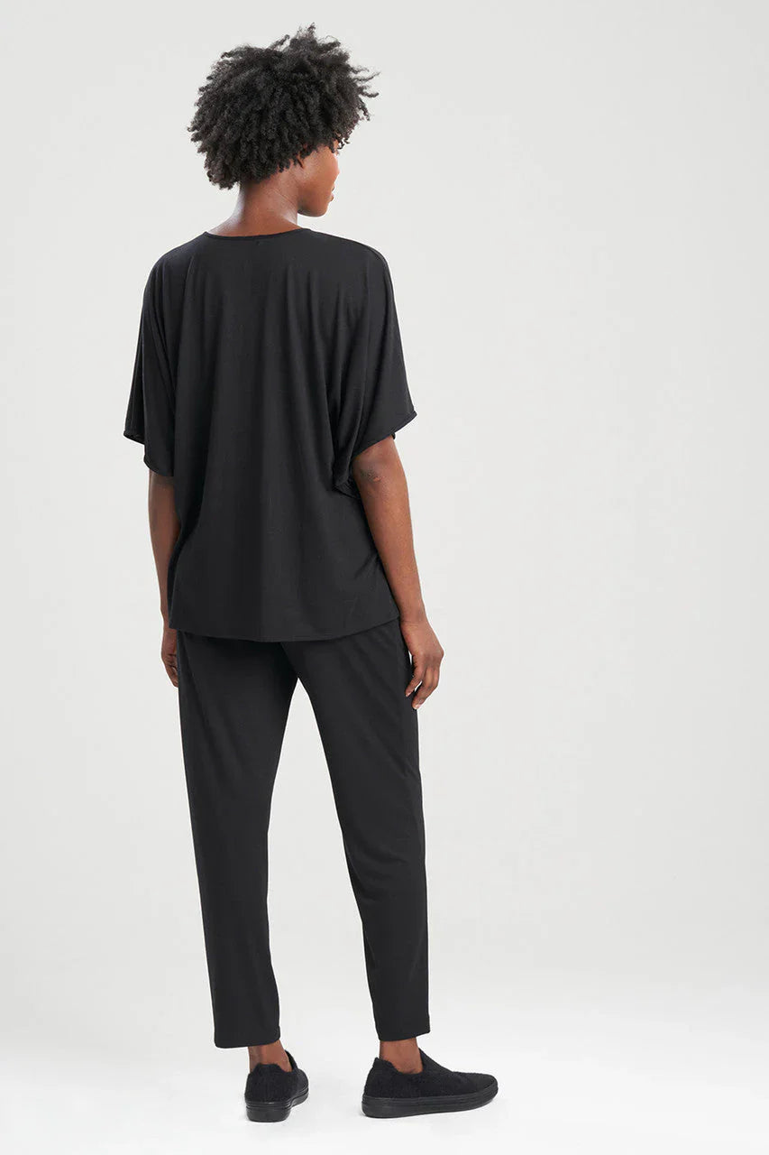 Natori Shangri-La Caftan PJ - Black