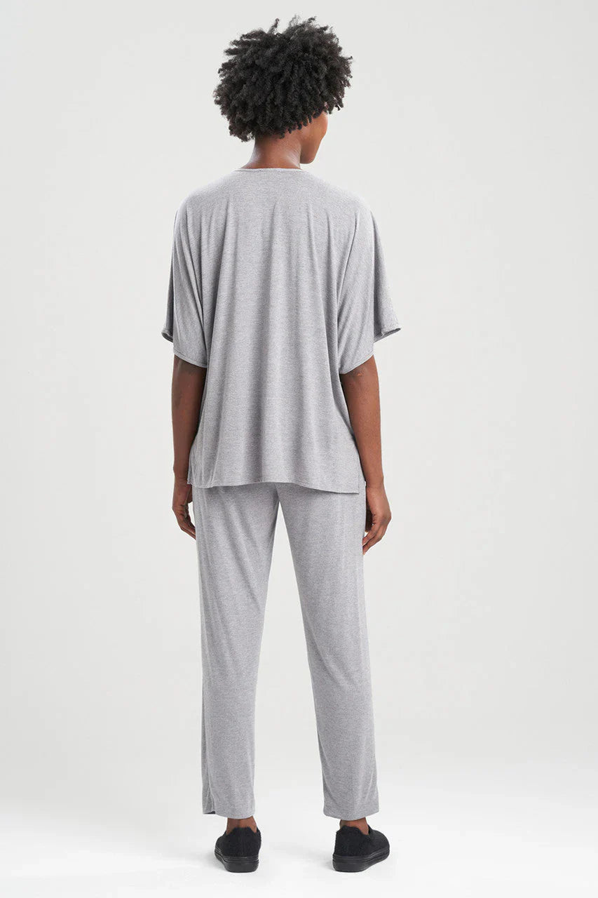 Natori Shangri-La Caftan PJ - Heather Grey