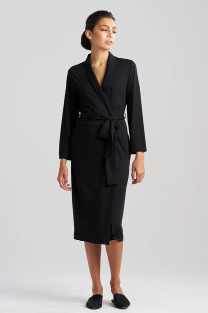 NATORI Shangri-La Embroidered TENCEL Robe