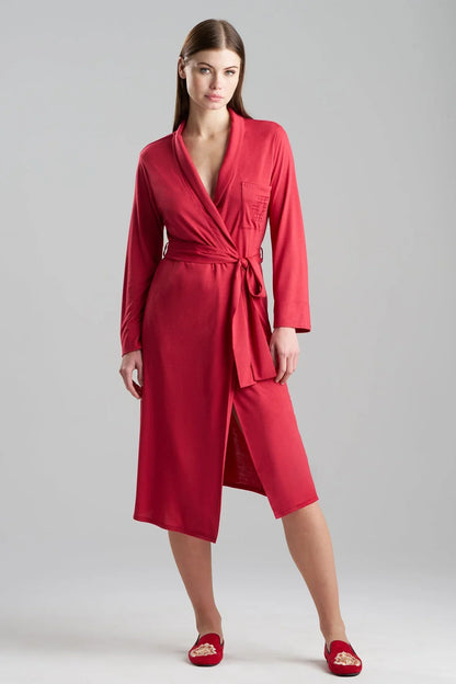 NATORI Shangri-La Embroidered TENCEL Robe