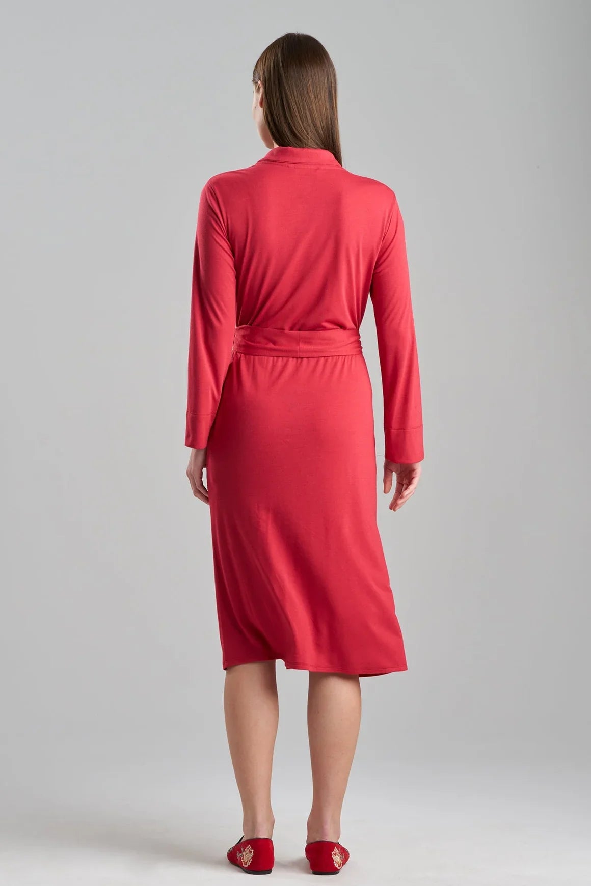 NATORI Shangri-La Embroidered TENCEL Robe