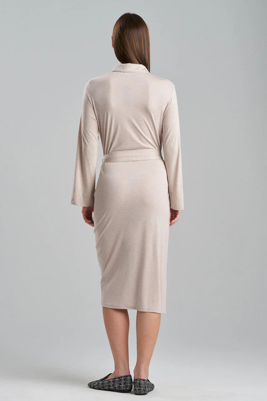 NATORI Shangri-La Embroidered TENCEL Robe