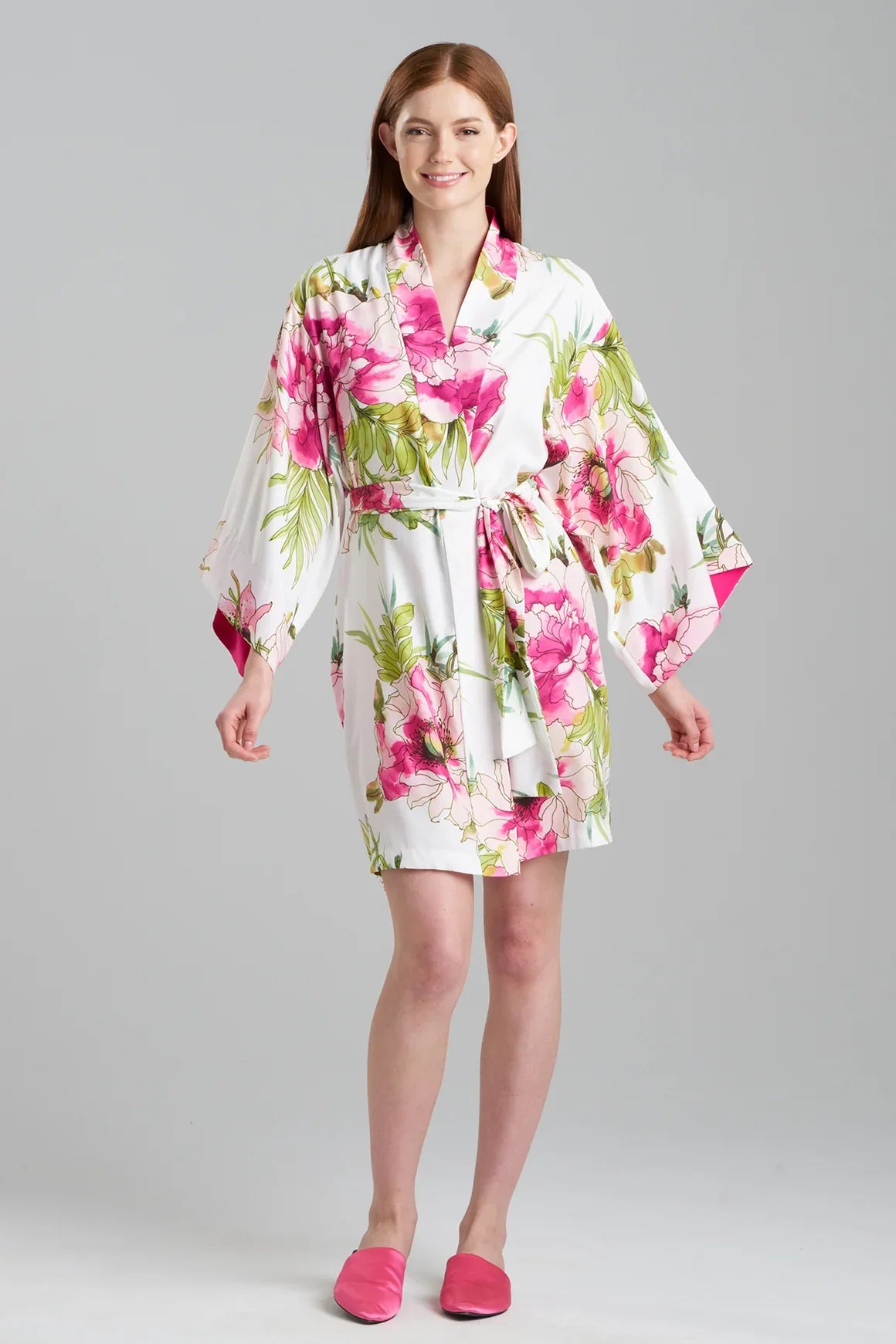 Natori Sonomi Wrap - white multi