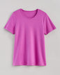 BLAIR Women's Tops Essential Knit Short Sleeve Tee 5 (Misses) - x5