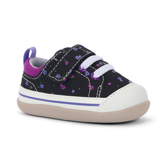 See Kai Run Girl's Stevie II (First Walker) Black Floral