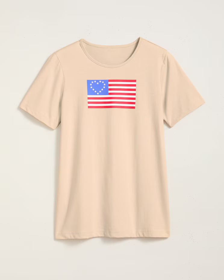 BLAIR Women's Tops Anytime Graphic Tee (Misses) - x4