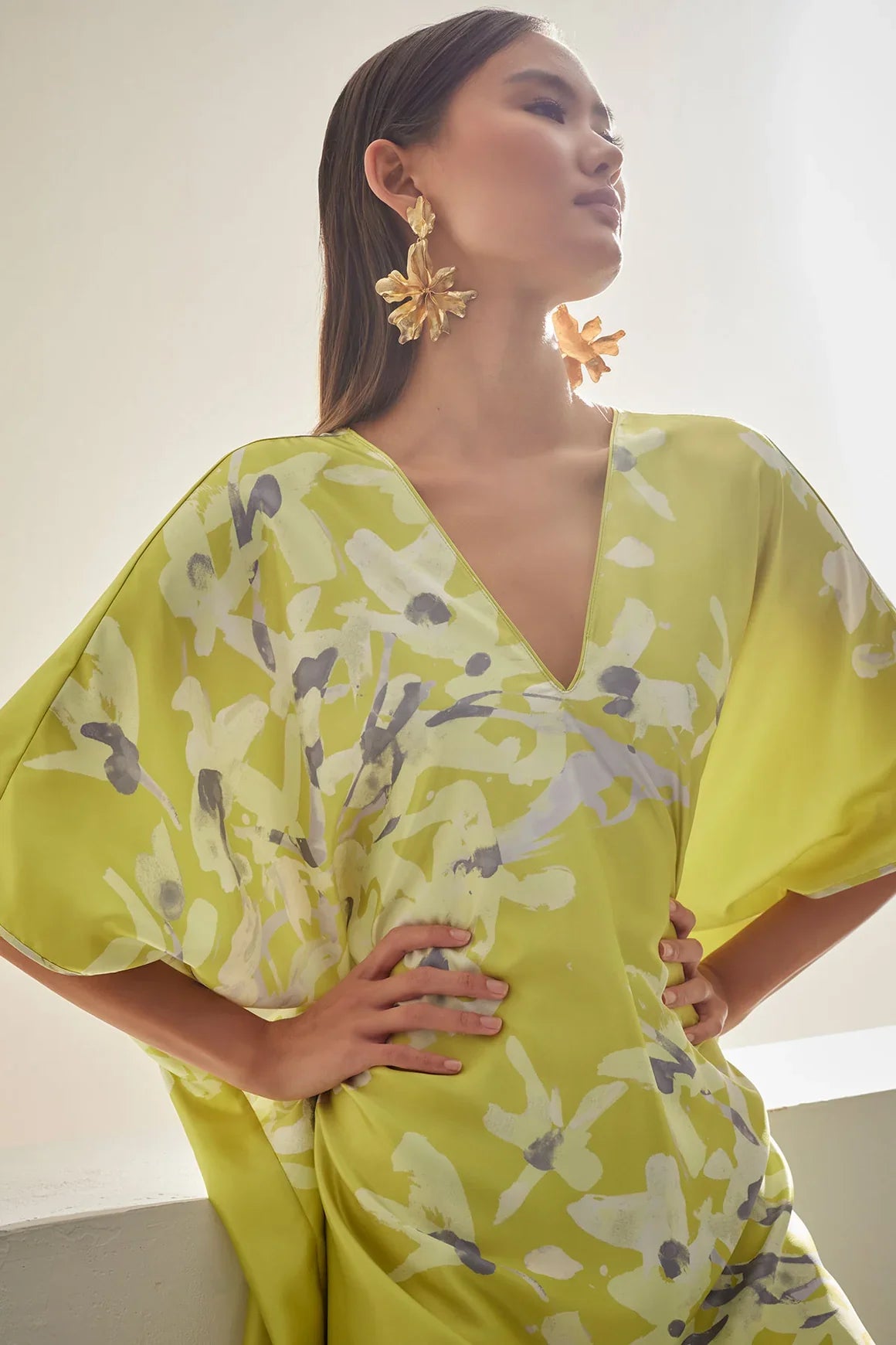 NATORI Sumi-E Caftan