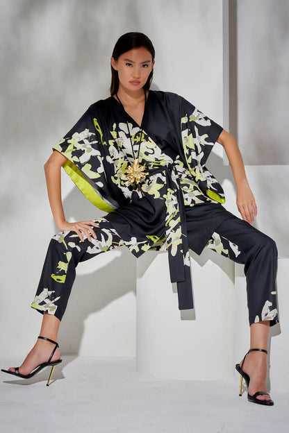 NATORI Sumi-E Short Wrap