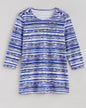 BLAIR Women's Tops Essential Knit Button-Trim Top 3 (Misses) - x3