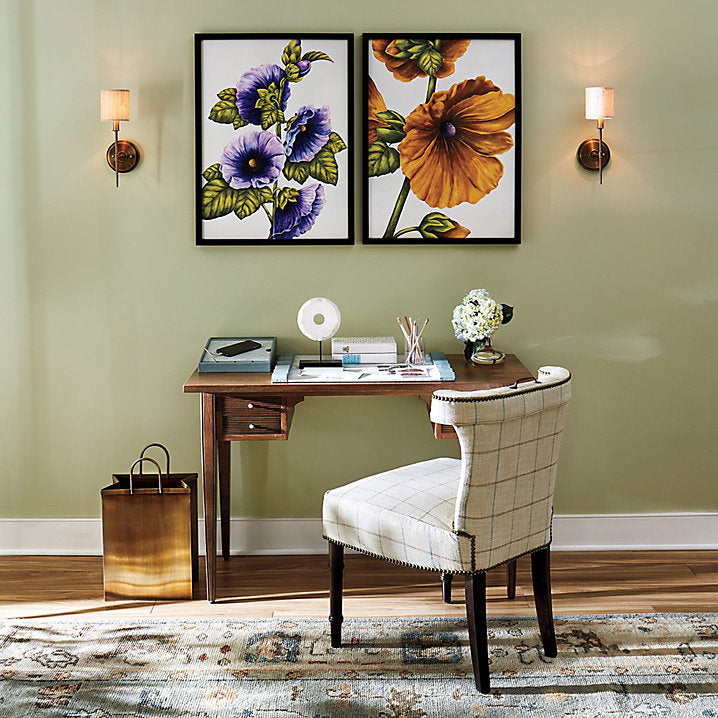 Ballard Designs Preston 1-Light Candle Arm Sconce - Preston 1-Light Candle Arm Sconce With Shade