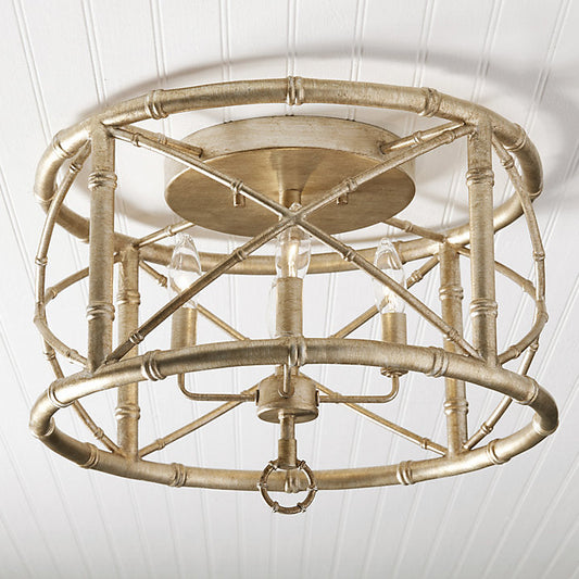 Ballard Designs Bamboo Ceiling Mount - Champagne