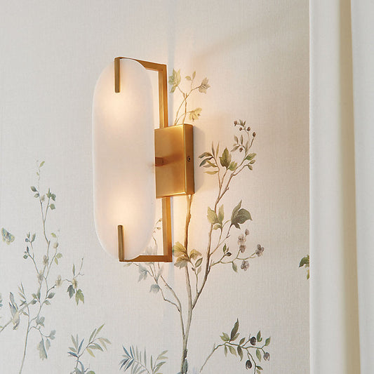 Ballard Designs Rose 2-Light Alabaster Sconce