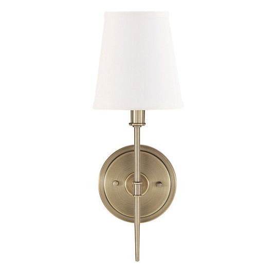 Ballard Designs Preston 1-Light Candle Arm Sconce - Preston 1-Light Candle Arm Sconce With Shade