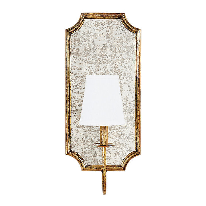Ballard Designs Cora 1-Light Antique Mirror Sconce