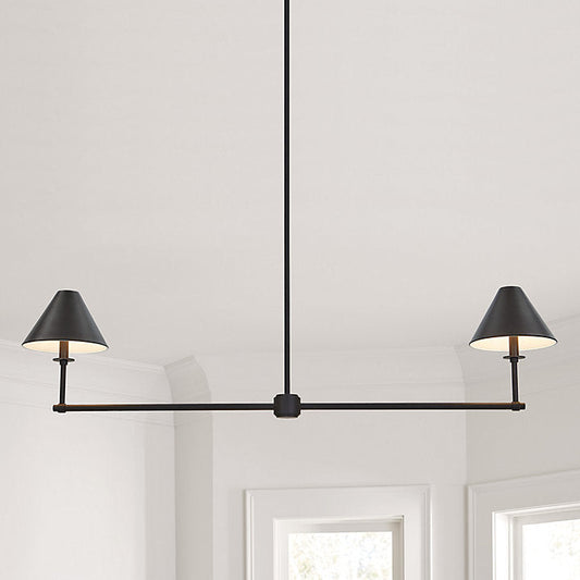 Ballard Designs Arlo Linear 2-Light Chandelier