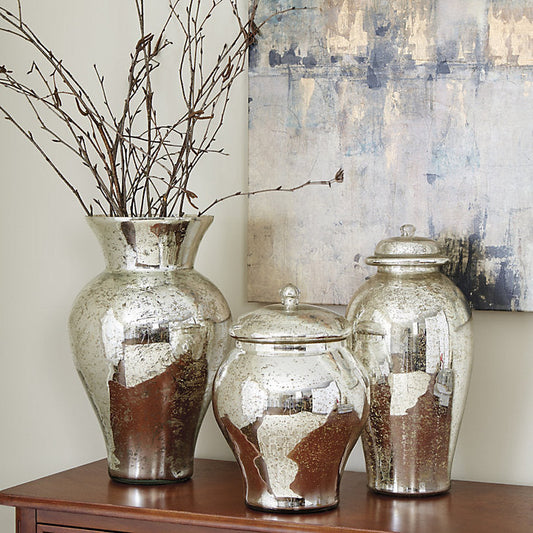 Ballard Designs Mercury Glass Vases