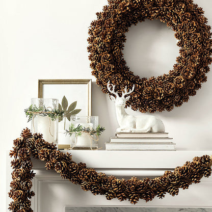 Ballard Designs Pinecone Wreath