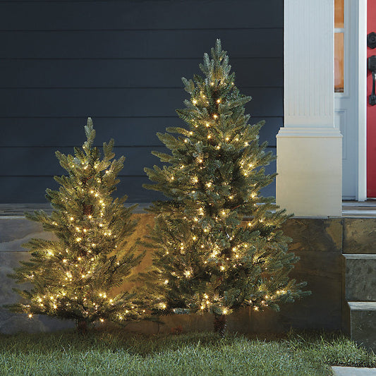 Ballard Designs Staked Twinkling Fraser Fir Tree