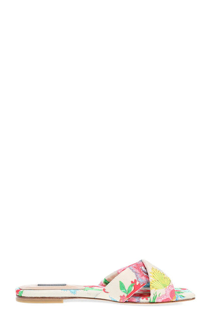 Natori Vitta Hinami Slide Sandals - natural