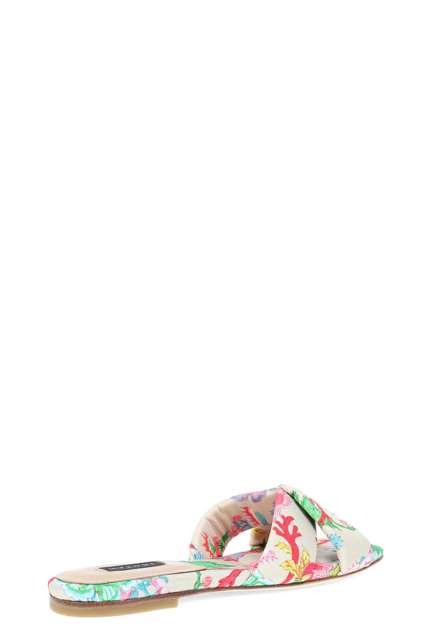 Natori Vitta Hinami Slide Sandals - natural