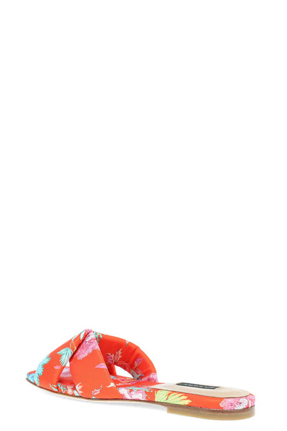 Natori Vitta Hinami Slide Sandals - orange