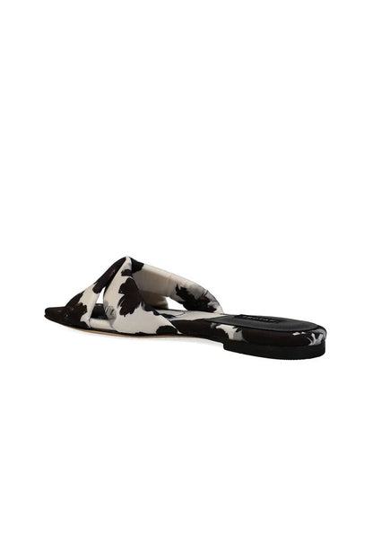 Natori Vitta Taichou Slide Sandals - black/white