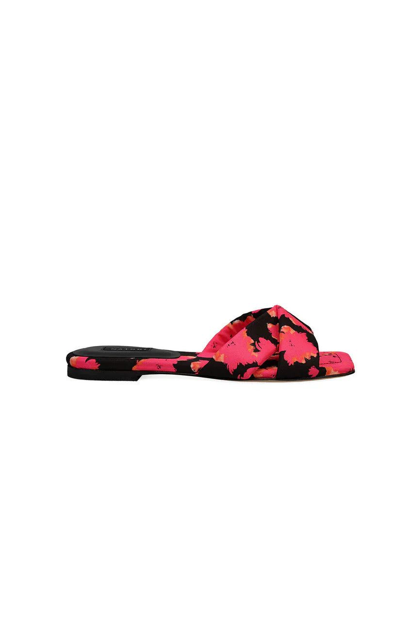 Natori Vitta Taichou Slide Sandals - pink/orange