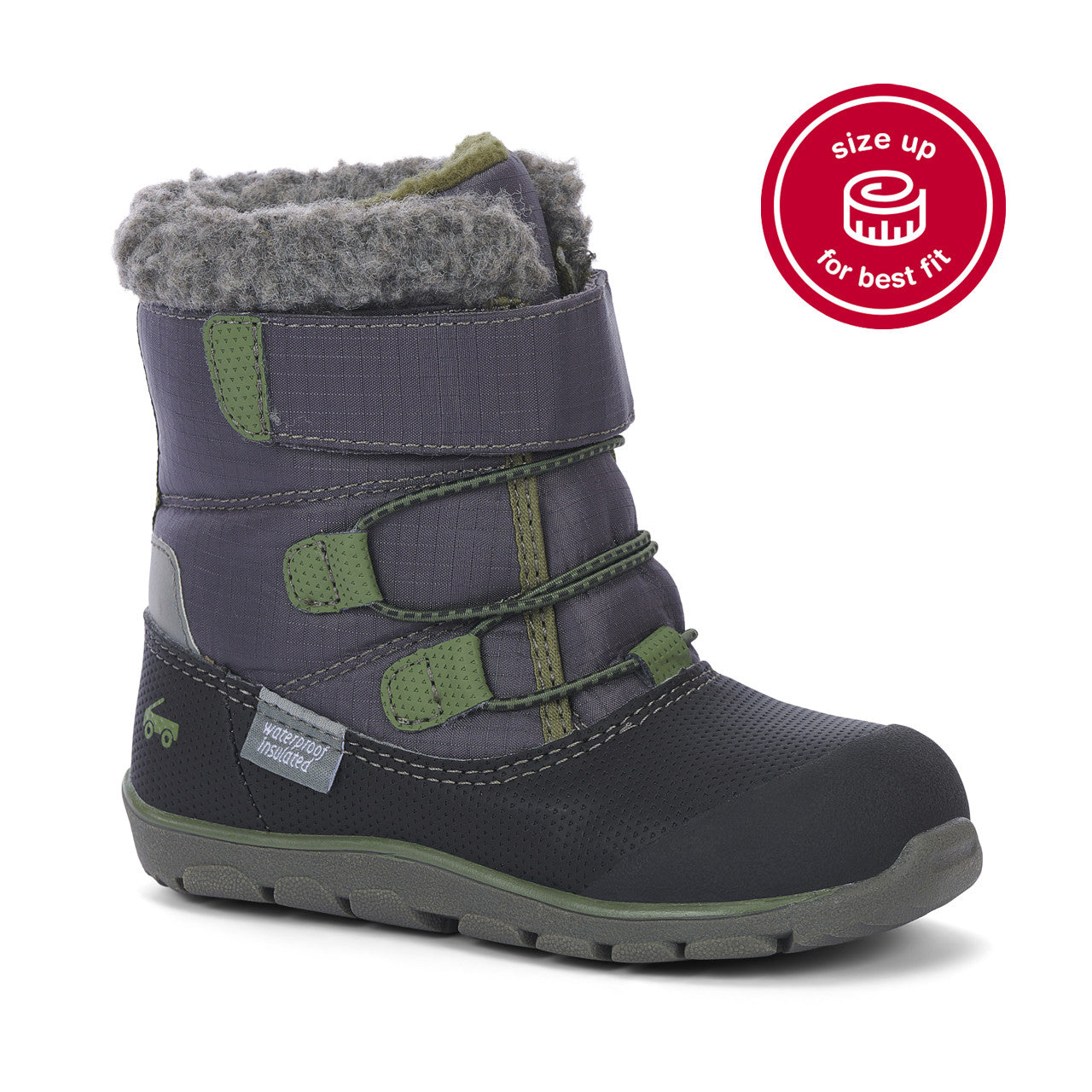 See Kai Run Gilman Waterproof/Insulated Dark Gray