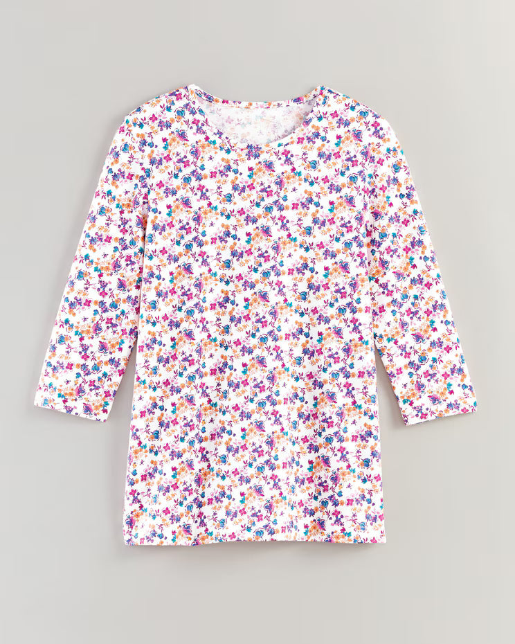 BLAIR Women's Tops Three-Quarter Sleeve Anytime Tee 5 (Petite) - x5