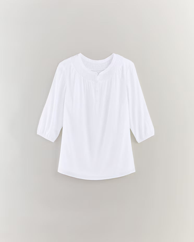 BLAIR Women’s Top Smocked Peasant Top (Women Plus) - x3