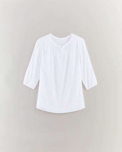 BLAIR Women’s Top Smocked Peasant Top (Women Plus) - x3