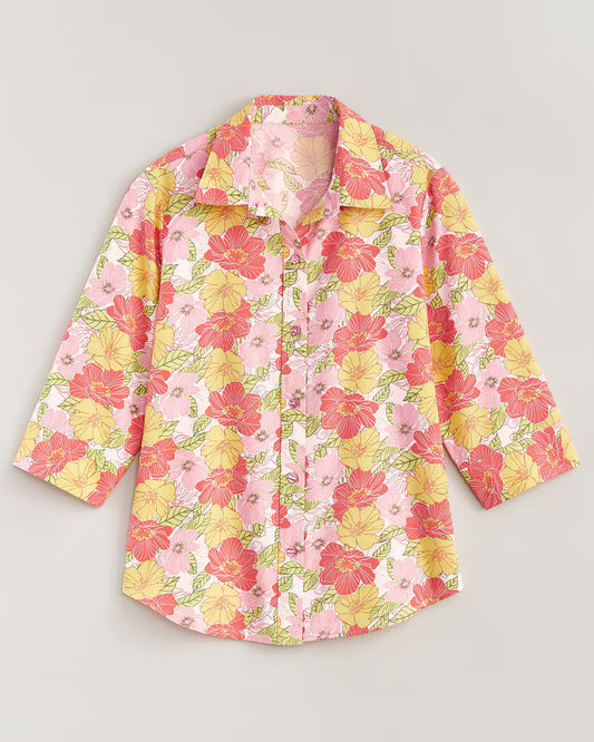BLAIR Women's Tops Print Fiesta Shirt (Women Plus) - x3