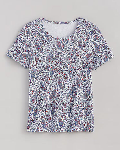 BLAIR Women's Tops Essential Knit Short Sleeve Tee 6 (Misses) - x5