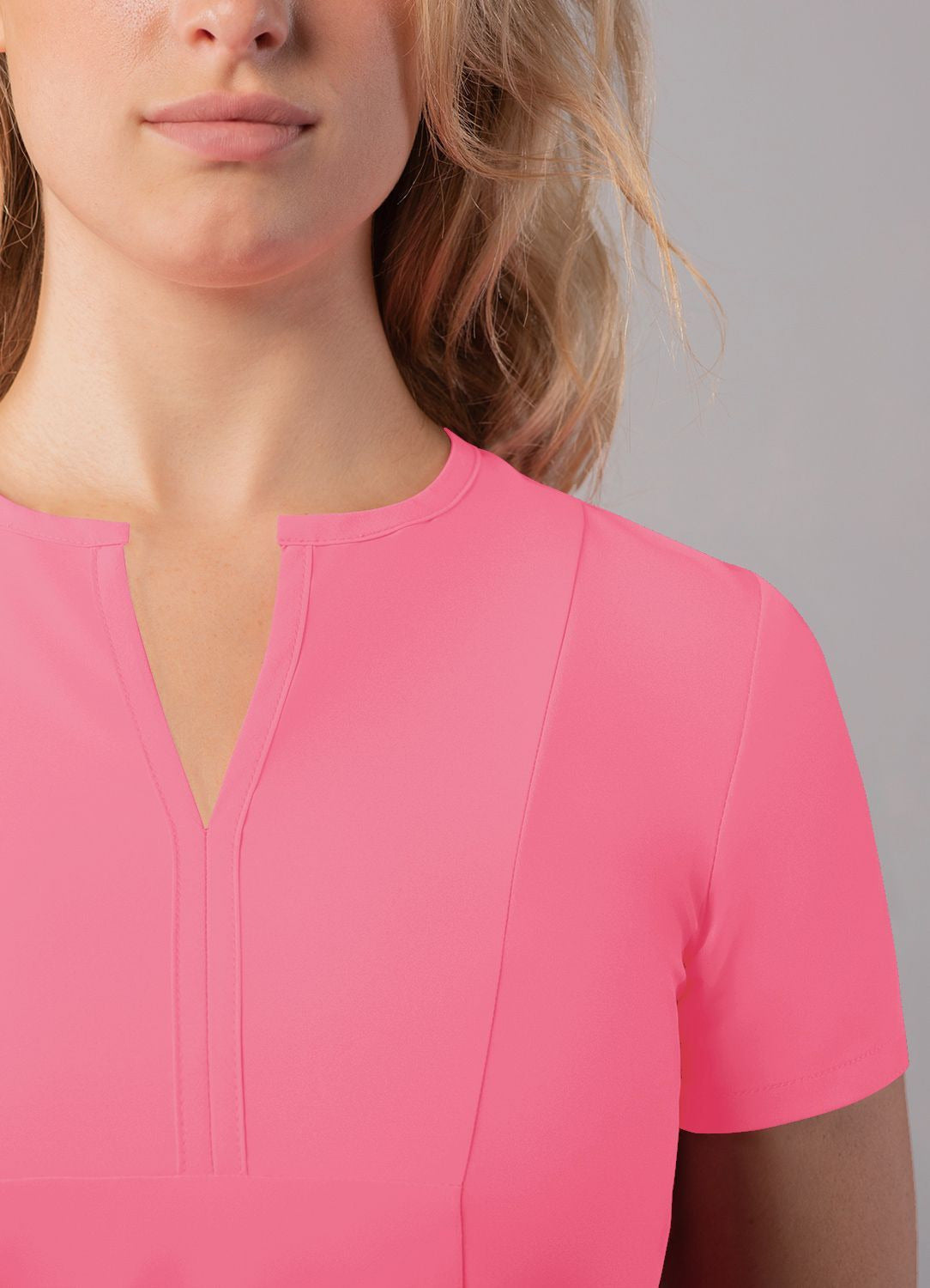 Adar Women's Notched V-neck Top 2