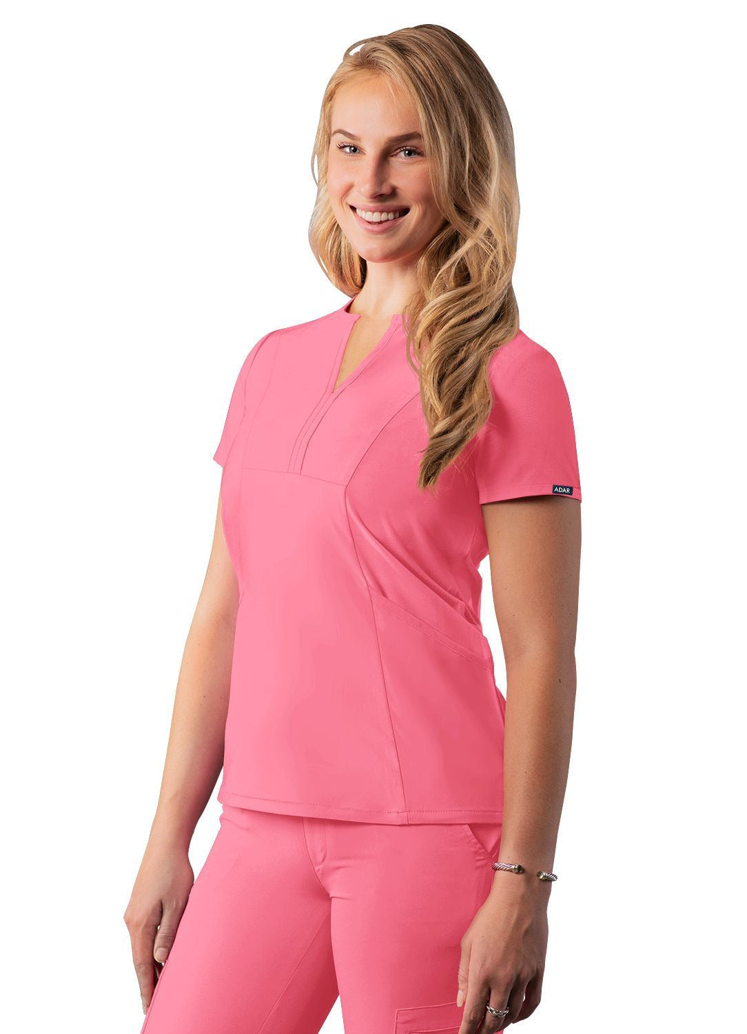Adar Women's Notched V-neck Top 2