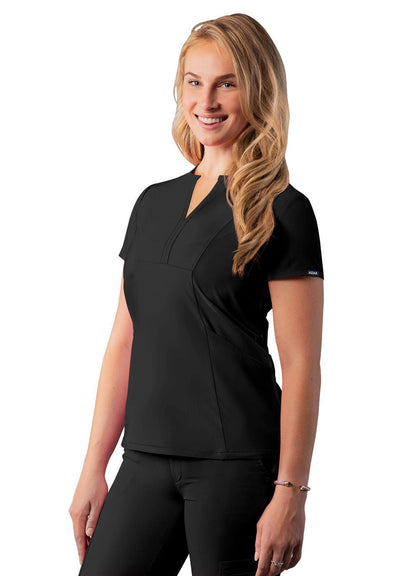 Adar Women's Notched V-neck Top 1