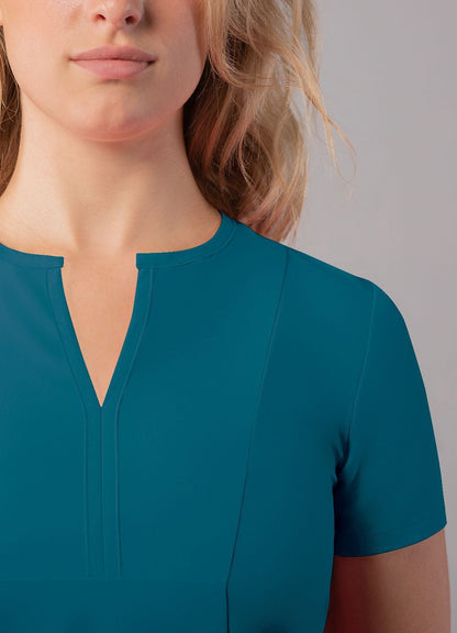 Adar Women's Notched V-neck Top 1