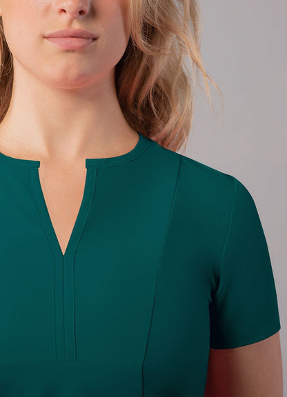 Adar Women's Notched V-neck Top 2