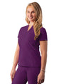 Adar Women's Notched V-neck Top 1