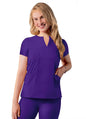 Adar Women's Notched V-neck Top 2