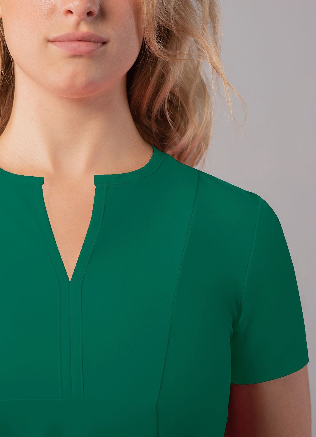 Adar Women's Notched V-neck Top 1