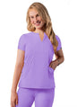 Adar Women's Notched V-neck Top 2