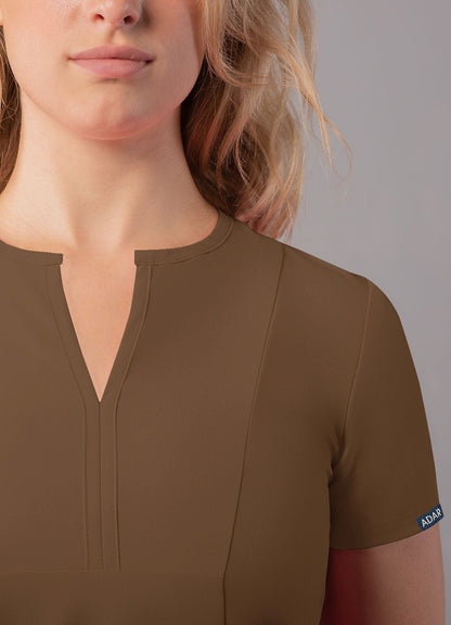 Adar Women's Notched V-neck Top 2