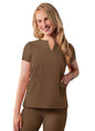 Adar Women's Notched V-neck Top 2