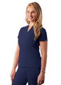 Adar Women's Notched V-neck Top 1