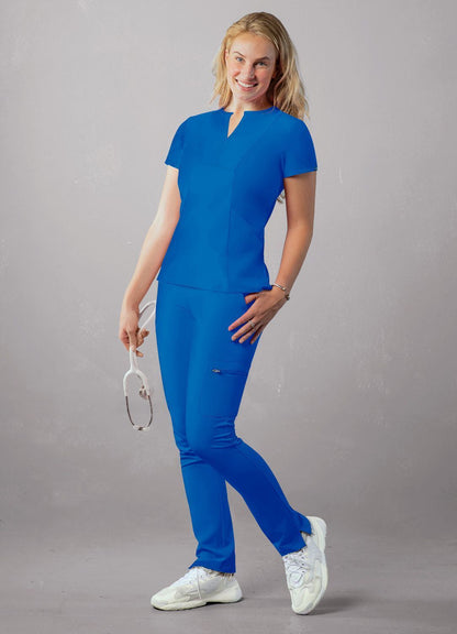 Adar Women's Notched V-neck Top 1