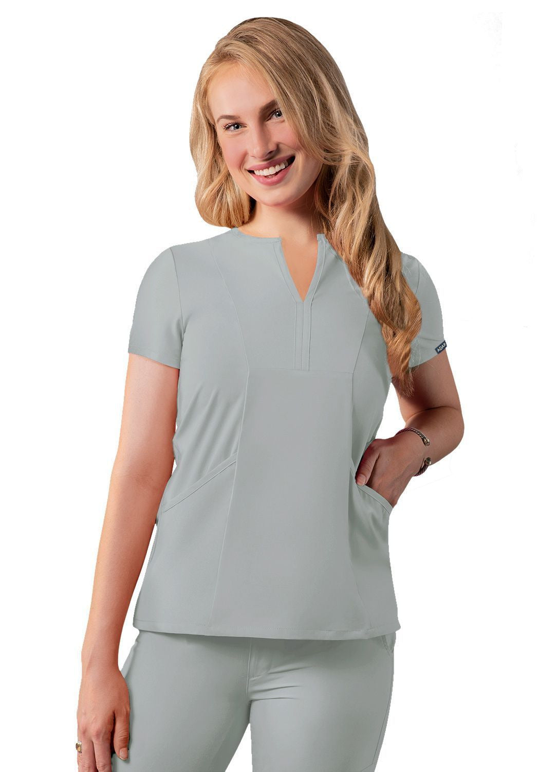 Adar Women's Notched V-neck Top 2