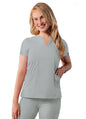 Adar Women's Notched V-neck Top 2